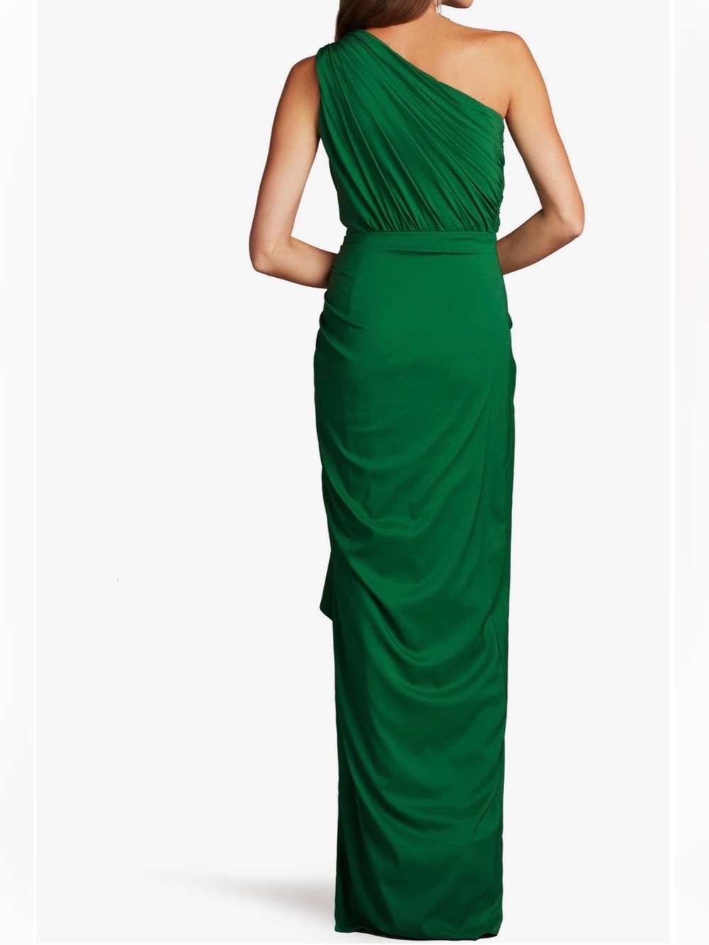 Tadashi Shoji Lena Waterfall Drape Gown - Picture 2 of 7